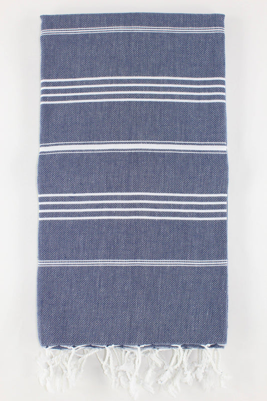Premium Turkish Classic Striped Cotton Beach Pool Bath Towel - Broadmoor Hat Company